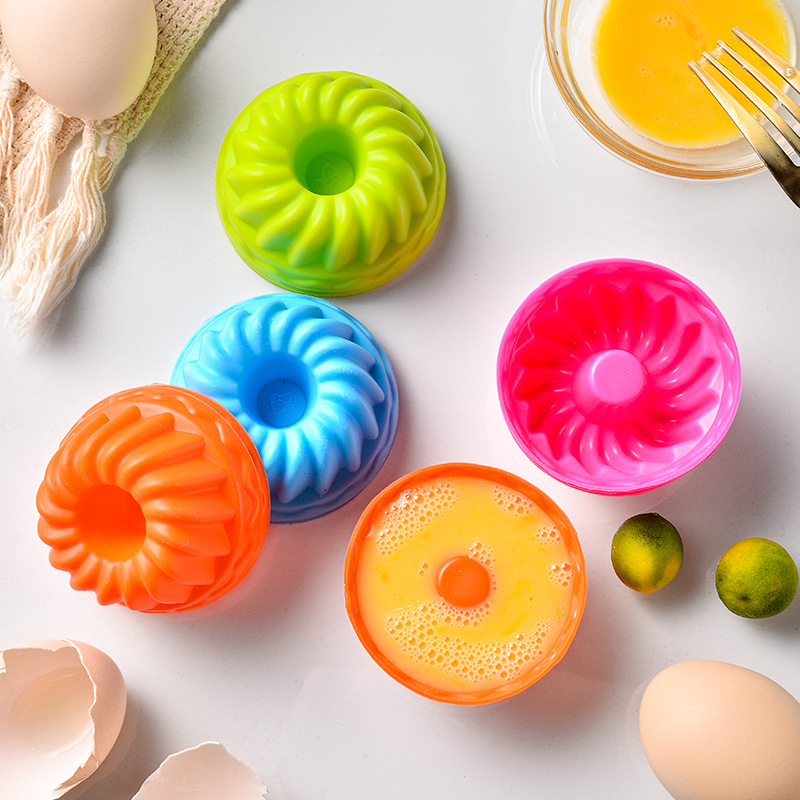 Donut Mold Silicone - Spiral Silicone Muffin Cups Pumpkin Shaped