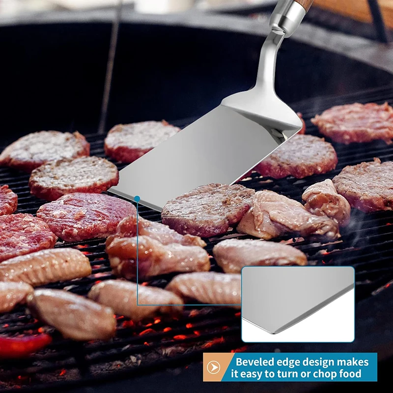 Stainless Steel Spatula with W - Okonomiyaki Spatula review and price