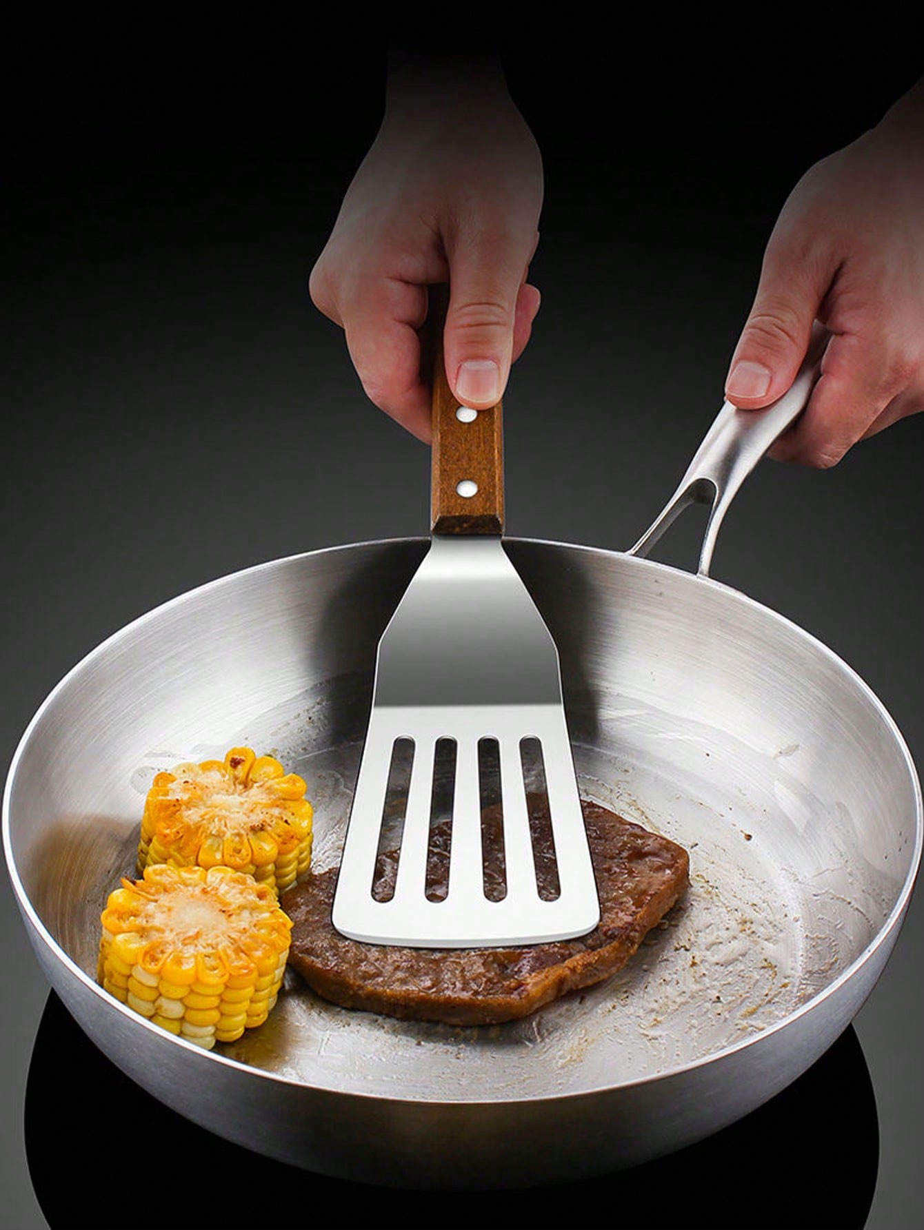 Teppanyaki Spatula, Stainless  - Okonomiyaki Spatula review and price